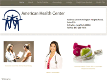 Tablet Screenshot of americanhealthcenterltd.com